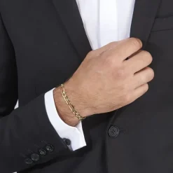 Bracelet Maille Alternée-Histoire d'Or