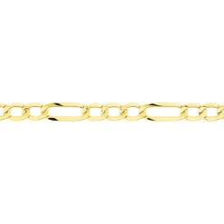 Bracelet Or Jaune Maille Alternée 1/3-Histoire d'Or New