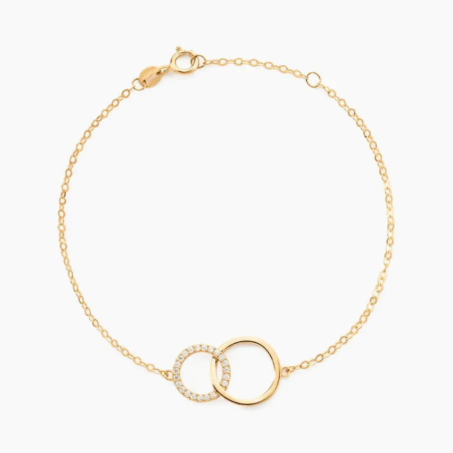 Histoire d'Or Bracelet Or Jaune Nesrine Oxydes