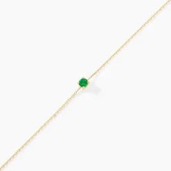 Histoire d'Or Bracelet Or Jaune Onora Emeraude