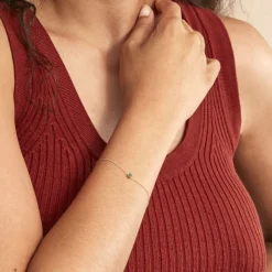 Histoire d'Or Bracelet Or Jaune Onora Emeraude