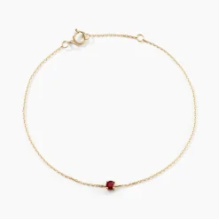Bracelet Or Jaune Onora Rubis-Histoire d'Or Online