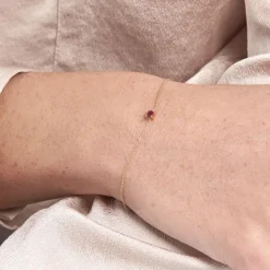 Bracelet Or Jaune Onora Rubis-Histoire d'Or Online