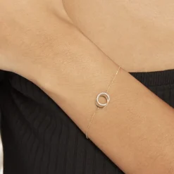 Histoire d'Or Bracelet Or Jaune Tresha Diamants