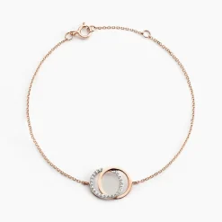 Histoire d'Or Bracelet Or Rose Tresha Diamants