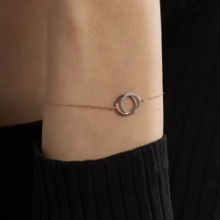 Histoire d'Or Bracelet Or Rose Tresha Diamants