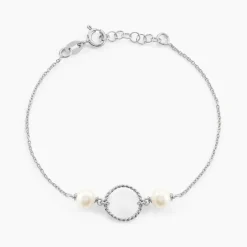 Bracelet Oria Argent Blanc Pierre De Synthese-Histoire d'Or Sale