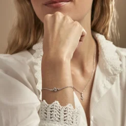 Histoire d'Or Bracelet Oria Argent Blanc