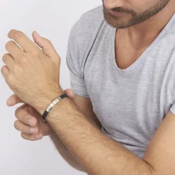 JOURDAN Bracelet Orietta Or Acier Bicolore