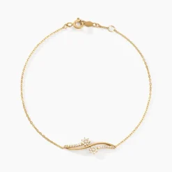 Histoire d'Or Bracelet Orion Or Jaune Oxyde De Zirconium