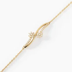 Histoire d'Or Bracelet Orion Or Jaune Oxyde De Zirconium