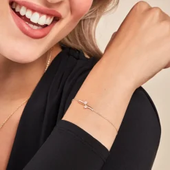 Histoire d'Or Bracelet Orion Or Jaune Oxyde De Zirconium