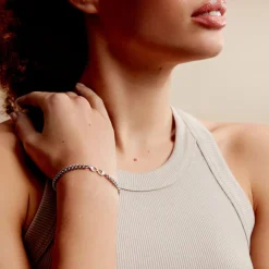 Bracelet Pao Argent Blanc-Histoire d'Or Discount