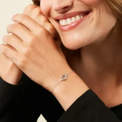 Histoire d'Or Bracelet Paros Argent Blanc