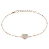 Histoire d'Or Bracelet Pascual Argent Met Rose Oxyde De Zirconium