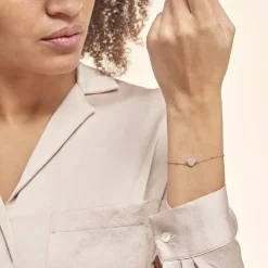 Histoire d'Or Bracelet Pascual Argent Met Rose Oxyde De Zirconium