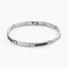 Bracelet Patrick Acier Blanc-Histoire d'Or Discount