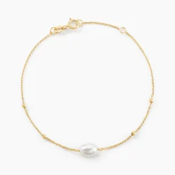 Bracelet Pearly Or Jaune Perle De Culture-Histoire d'Or Online