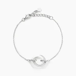 Histoire d'Or Bracelet Peer Argent Blanc Oxyde De Zirconium