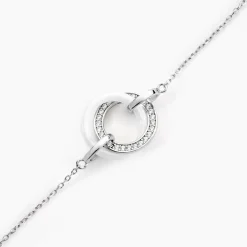 Histoire d'Or Bracelet Peer Argent Blanc Oxyde De Zirconium