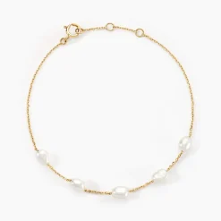 Bracelet Persephone Or Jaune Perle De Culture-Histoire d'Or