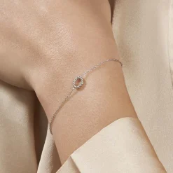 Bracelet Peytone Argent Blanc-Histoire d'Or