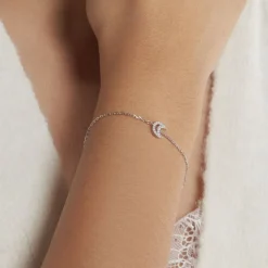 Histoire d'Or Bracelet Philine Argent Blanc Oxyde De Zirconium