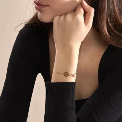 Histoire d'Or Bracelet Plaqué Or Fulvian Oxyde De Zirconium