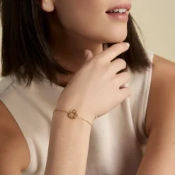 Histoire d'Or Bracelet Plaqué Or Henia Oxydes De Zirconium