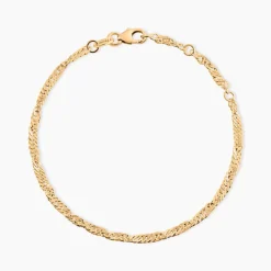 Bracelet Plaqué Or Jaune Leanora-Histoire d'Or Outlet