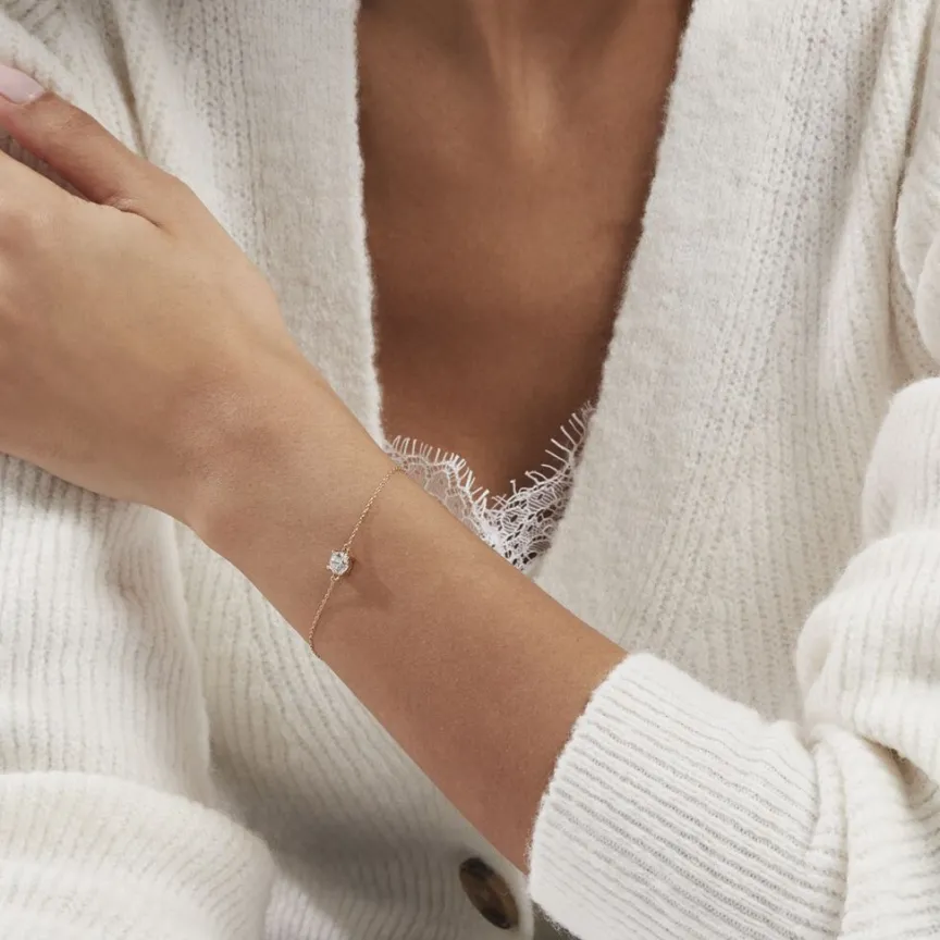 Bracelet Plaqué Or Jaune Nilay Oxyde De Zirconium-Histoire d'Or Discount