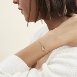 Bracelet Plaqué Or Jaune Simao Oxydes De Zirconium-Histoire d'Or New