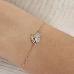 Bracelet Plaqué Or Jaune Simao Oxydes De Zirconium-Histoire d'Or New