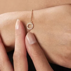 Bracelet Plaqué Or Klaar Oxydes De Zirconium-Histoire d'Or Hot