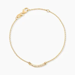 Histoire d'Or Bracelet Plaqué Or Kumb Oxydes De Zirconium