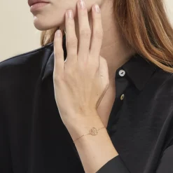 Histoire d'Or Bracelet Plaque Or Jaune Galvina