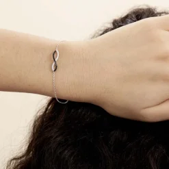 Bracelet Prudentia Argent Blanc Oxyde De Zirconium-Histoire d'Or New