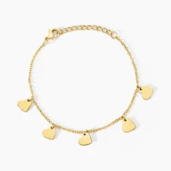 Histoire d'Or Bracelet Querida Pampilles Acier Jaune