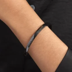 Histoire d'Or Bracelet Rabhia Ceramique Noir Céramique