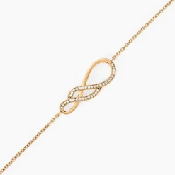 Bracelet Rajah Plaqué Or Jaune Oxyde De Zirconium-Histoire d'Or Hot