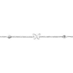 Histoire d'Or Bracelet Rana Argent Blanc Oxyde De Zirconium
