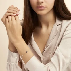 Histoire d'Or Bracelet Rana Argent Blanc Oxyde De Zirconium