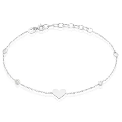 Histoire d'Or Bracelet Rana Argent Blanc Oxyde De Zirconium