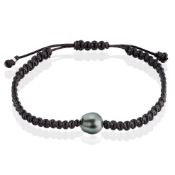 Histoire d'Or Bracelet Reba Or Blanc Perle De Culture De Tahiti