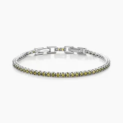 Histoire d'Or Bracelet Rio Tennis Argent Blanc Oxyde De Zirconium