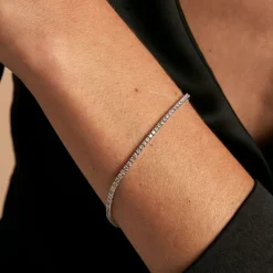 Histoire d'Or Bracelet River Or Blanc Diamant