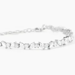 Histoire d'Or Bracelet Riviere Argent Blanc Shiny Nights Oxyde De Zirconium