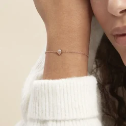 Bracelet Rossana Argent Rose Pierre De Synthese-Histoire d'Or Online