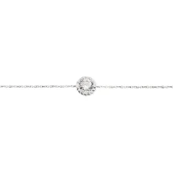 Histoire d'Or Bracelet Rufina Or Blanc Oxyde De Zirconium
