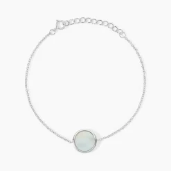 Bracelet Saül Argent Blanc Nacre-Histoire d'Or Sale